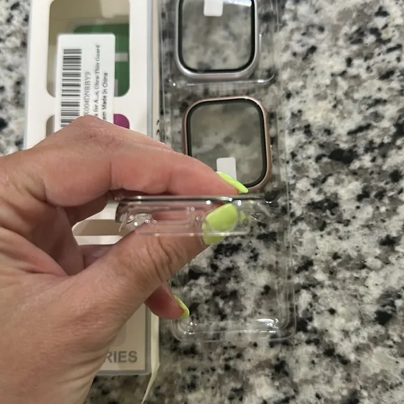 Watch Case Accessories Set - gold silver and clear. 44mm - Picture 2 of 2